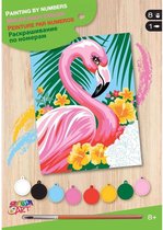 Sequin Art Schilderen op Nummer Flamingo