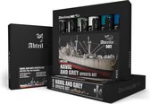 Abteilung 502 ABT306 -  Naval And Grey Effects Set - 6 x olieverf