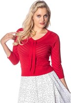 Dancing Days Top -L- CHARLIE CHEVRON Rood