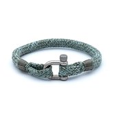 Isaac blauwe touw armband