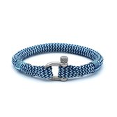 Harold blauwe touw armband