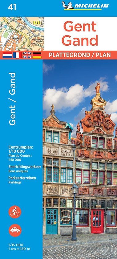 Cover van het boek 'Gent' van Michelin 17012