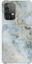 Selencia Maya Fashion Backcover Samsung Galaxy A52(s) (5G/4G) hoesje - Marble Blue