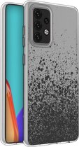 iMoshion Design voor de Samsung Galaxy A52(s) (5G/4G) hoesje - Spetters - Zwart