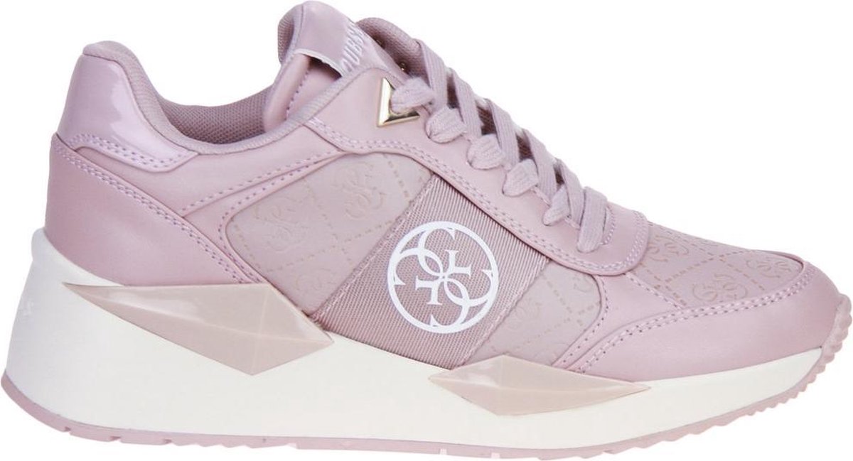 Guess Plateausneakers met logomotief, model 'Tesha' - Schoenen.nl