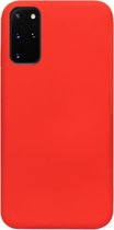 ADEL Premium Siliconen Back Cover Softcase Hoesje Geschikt voor Samsung Galaxy S20 - Rood