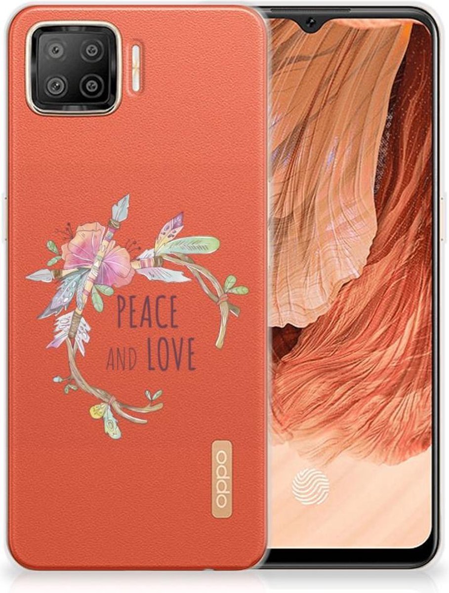 OPPO A73 4G Telefoonhoesje met Naam Boho Text
