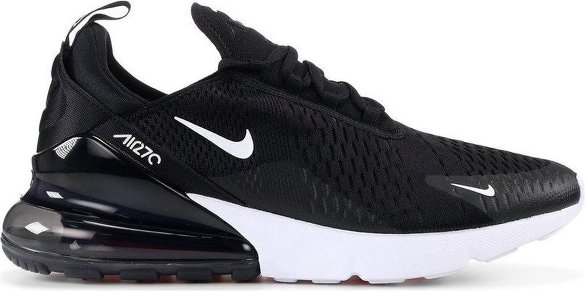 Nike Air Max 270 Heren Sneakers - Black/Anthracite-White-Solar Red - Maat 43
