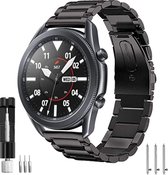 Metaal schakel bandje zwart geschikt voor Samsung Galaxy Watch 3 46mm- SmartphoneClip