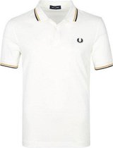 Fred Perry Polo M3600 Offwhite - maat M