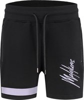 Malelions Junior Pablo Trackshort - Black/Purple - 6 | 116