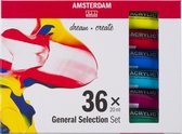 Amsterdam Standard Series acrylverf algemene selectie Set | 36 × 20 ml