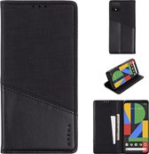 Voor Google Pixel 4XL MUXMA MX109 horizontale flip lederen tas met houder & kaartsleuf en portemonnee (zwart)