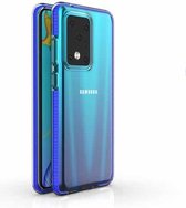 Voor Samsung Galaxy S20 Ultra TPU tweekleurige schokbestendige beschermhoes (blauw)