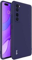 Voor Huawei Nova 7 Pro 5G IMAK UC-1-serie schokbestendig Frosted TPU beschermhoes (blauw)