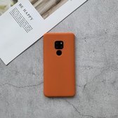 Voor Huawei Mate 20 schokbestendig Frosted TPU beschermhoes (oranje)