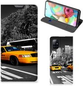 Telefoon Hoesje Geschikt voor Samsung Galaxy A71 Beschermhoesje New York City