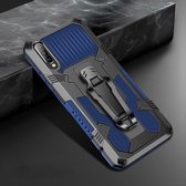 Voor Samsung Galaxy A70 Machine Armor Warrior schokbestendige pc + TPU beschermhoes (koningsblauw)