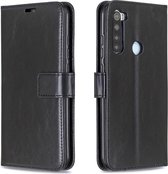 Voor Xiaomi Redmi Note 8 Crazy Horse Texture horizontale flip lederen tas met houder & kaartsleuven & portemonnee & fotolijst (zwart)