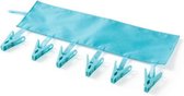 3 STKS Home Badkamer Draagbare Doek Hanger Reis Opvouwbare Hanger (Blauw)