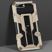 Vanguard Warrior All-inclusive tweekleurige schokbestendige TPU + pc-beschermhoes met houder voor iPhone 6s / 6 (goud)