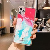 IMD aquarel weergavepatroon schokbestendig TPU beschermhoes voor iPhone 11 (A6)