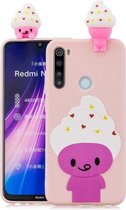 Voor Xiaomi Redmi Note 8T schokbestendige cartoon TPU beschermhoes (ijs)