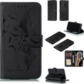 Veerpatroon Litchi Texture Horizontale Flip Leren Case met Portemonnee & Houder & Kaartsleuven voor OnePlus 7 Pro (Zwart)
