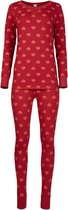 Skiny pyjama valentine special Lichtrood-36 (S)
