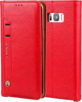 Voor Galaxy S8 + CMai2 Kaka-serie Litchi Texture horizontale flip lederen tas met houder en kaartsleuven (rood)
