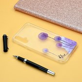 Stijlvol en mooi patroon TPU Drop Protection Cover voor Huawei Nova 5 (paardebloem)