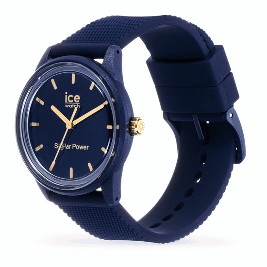 Ice Watch ICE solar power - Navy gold 018743 Horloge - Siliconen - Blauw -  Ã˜ 36 mm | bol.com