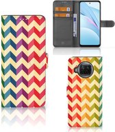 Flip Case pour Xiaomi Mi 10T Lite Coque Zigzag Couleur