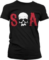 Sons Of Anarchy Dames Tshirt -M- S-O-A Zwart