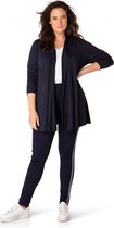 YESTA April Short Vest - Dark Blue - maat 2(50)