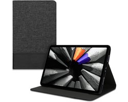 kwmobile hoes geschikt voor Huawei MatePad (10.4") - Tablethoes met standaard in antraciet / zwart - Tablet flip cover - Ultra dun