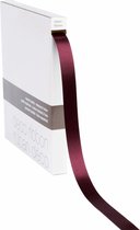 Lint satijn Bordeaux Rood MEDIUM (15mm x 100m)