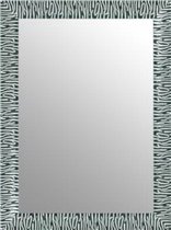 Spiegel Modern Zilver Wit 44x94 cm – Malia – Duurzame spiegel zilveren lijst – Perfecthomeshop