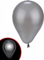 GOODMARK - Zilverkleurige LED ballonnen Illooms