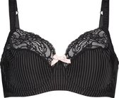 Hunkemöller Dames Lingerie Niet-voorgevormde beugel bh Adalyn - Zwart - maat C80
