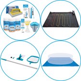 Zwembad Accessoirepakket 4-delig - WAYS Onderhoudspakket & Zwembad verwarming & Onderhoudsset & Grondzeil