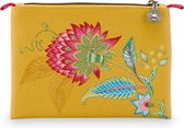 Pip Studio - Kleine make-up etui - Geel - Jambo FLower en Blurred Lines