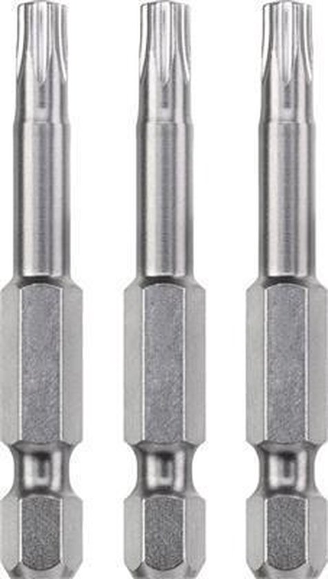 Foto: Kwb schroefbit t20 torx 20 1 4 verlengd lengte 50mm 3 stuks