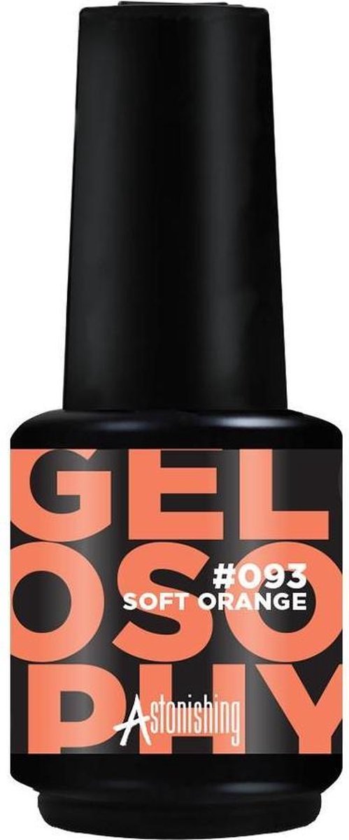 Goedkoopste Astonishing - Gellak - 093 Soft Orange - 15 ml - Gelosophy - UV/Led Gel - Gelnagels - Nagellak - Gel Nails - Gelnagel producten - Gel Nagellak - Gel Nagel