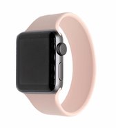 Geschikt Voor Smart Watch Sport Loop Band -  Licht Roze - 42mm En 44mm - L - Geschikt Voor Smart Watches - Maat: 42 en 44