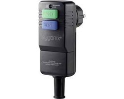 Sygonix SY-3779070 PRCD-schakelaar Met PRCD 230 V Zwart IP54