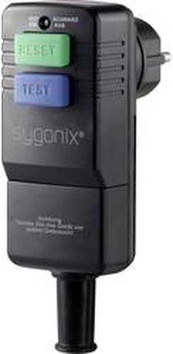 Sygonix SY-3779070 PRCD-schakelaar Met PRCD 230 V Zwart IP54