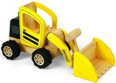 Speelgoed | Wooden Toys - Houten Bulldozer Pintoy 07569
