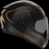 ROOF RO200 Neon Black Orange Full Face Helmet XL