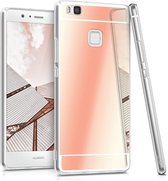 kwmobile hoesje voor Huawei P9 Lite - Telefoonhoesje in roségoud spiegelend - Backcover voor smartphone